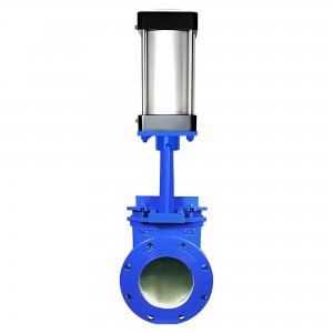 氣動刀閘閥PZ673Y-16C，DN250（介質(zhì)灰渣混合