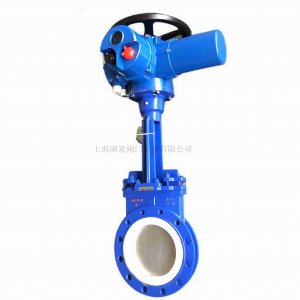 電動刀閘閥DMZ973X-10Q   DN200泥漿、空氣、渣